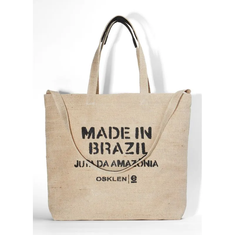 Bolsa tote juta eco made in brazil - natural - UN