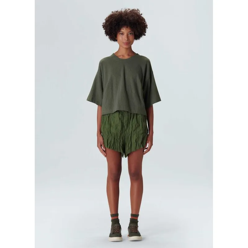 Short wrinkled - verde forest - P