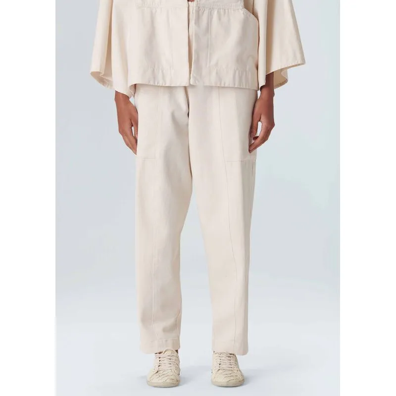Calça barrel white Calca barrel white - off white - 38