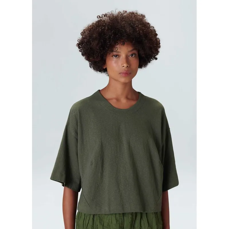 T-shirt cuts rusty T-shirt fem cuts rusty - verde forest - M