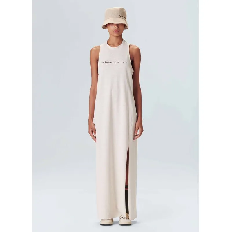 Vestido longo cânhamo amazon sense Vestido longo canhamo amazon sense - natural - P