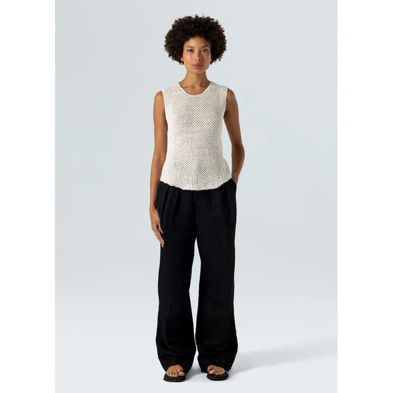 Regata tricot tela Regata fem tricot tela - off white - G