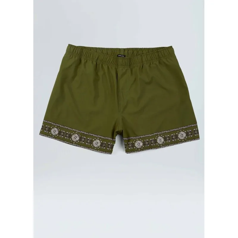 Beach short sanur - verde - M