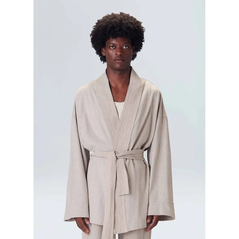 Quimono desfibrado - off white - G