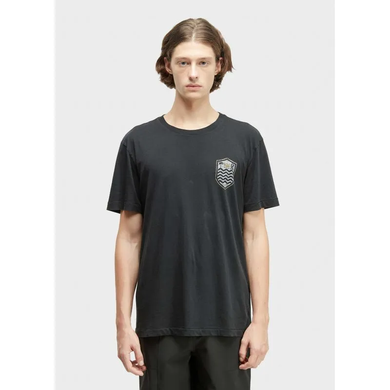 T-shirt soft used brasão gaze T-shirt soft used brasao gaze mc - preto - G