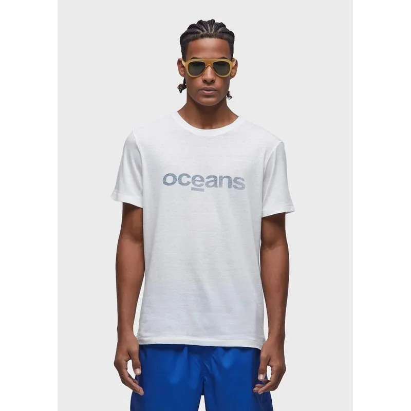 T-shirt pet oceans T-shirt eco rustic oceans mc - off white - GG