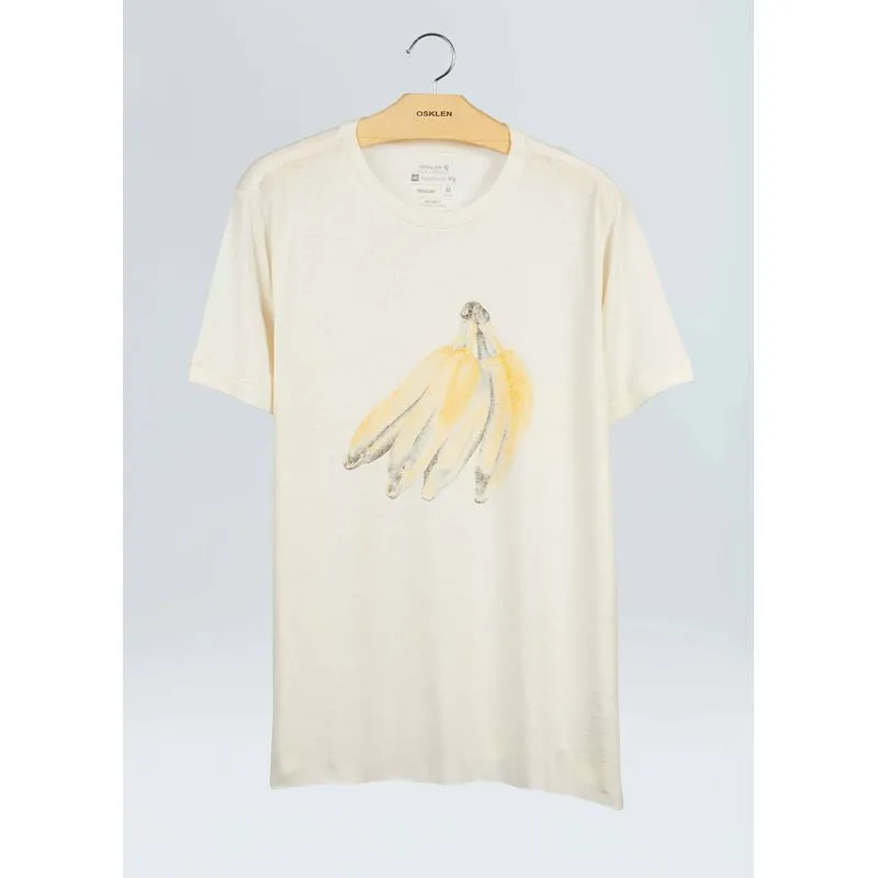 T-shirt linen banana pop - off white - G