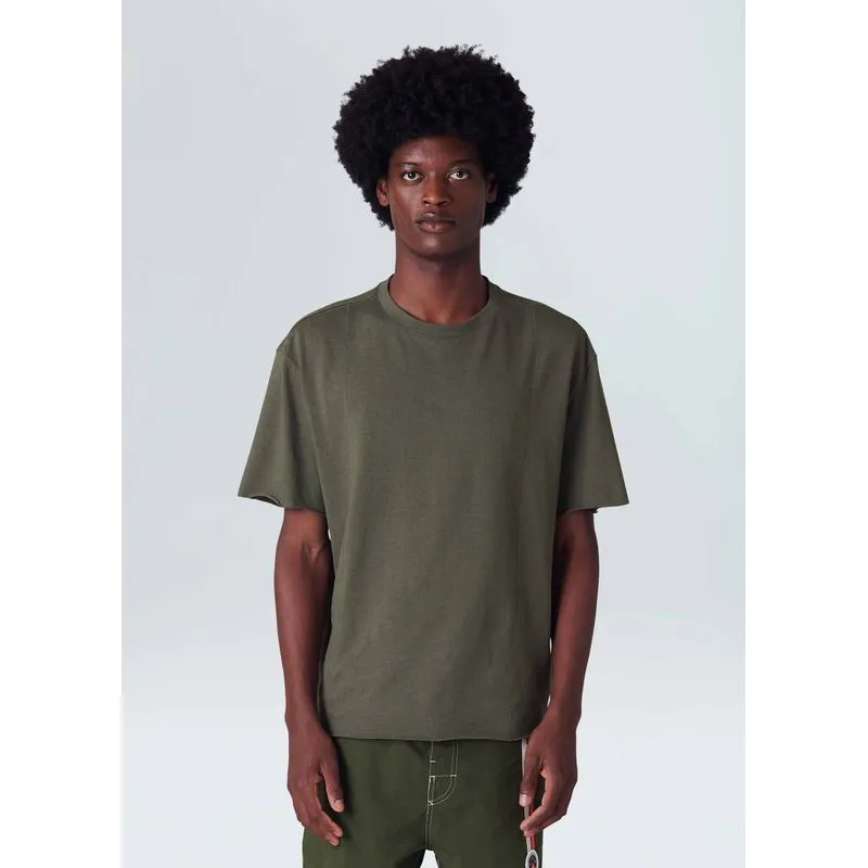 T-shirt recorte yogue - verde forest - M