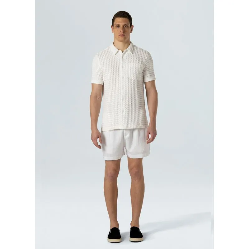 Camisa texture Camisa mc texture - branco - P