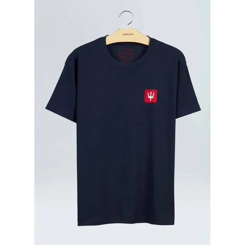 Big shirt tridente classico - azul marinho - GG