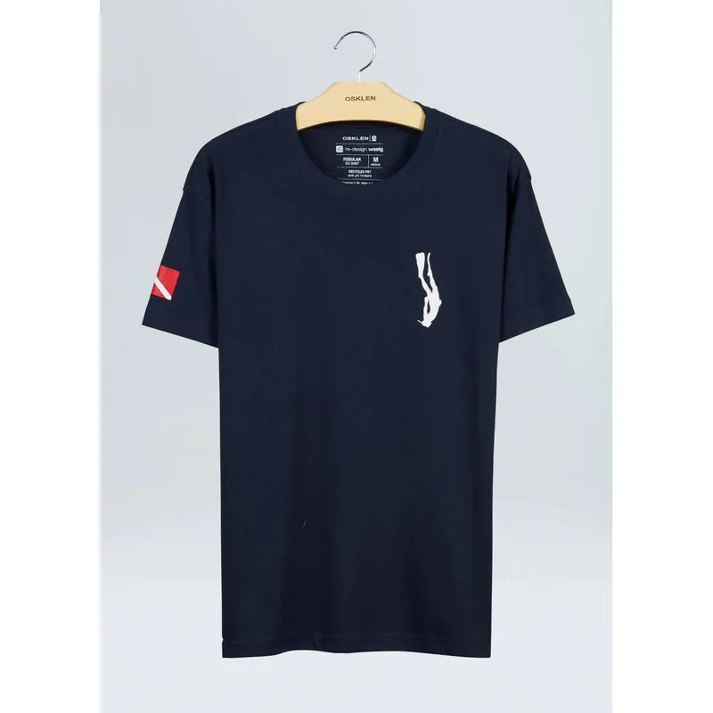 Big shirt diving - azul marinho - P