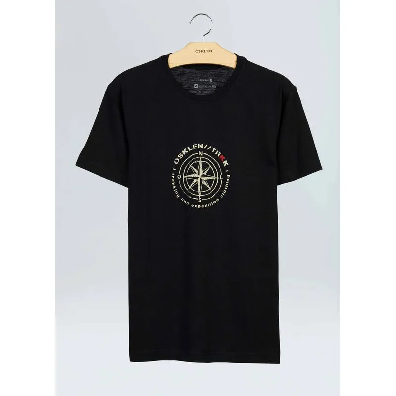 T-shirt rough trkk rosa dos ventos - preto - G