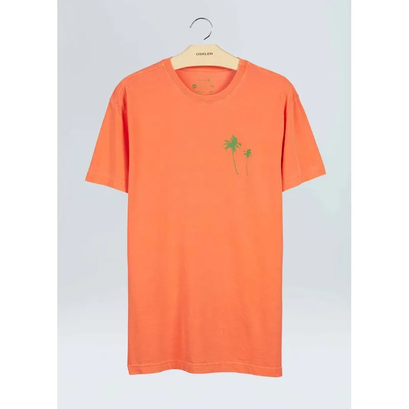 T-shirt stone coqueiros - laranja - P