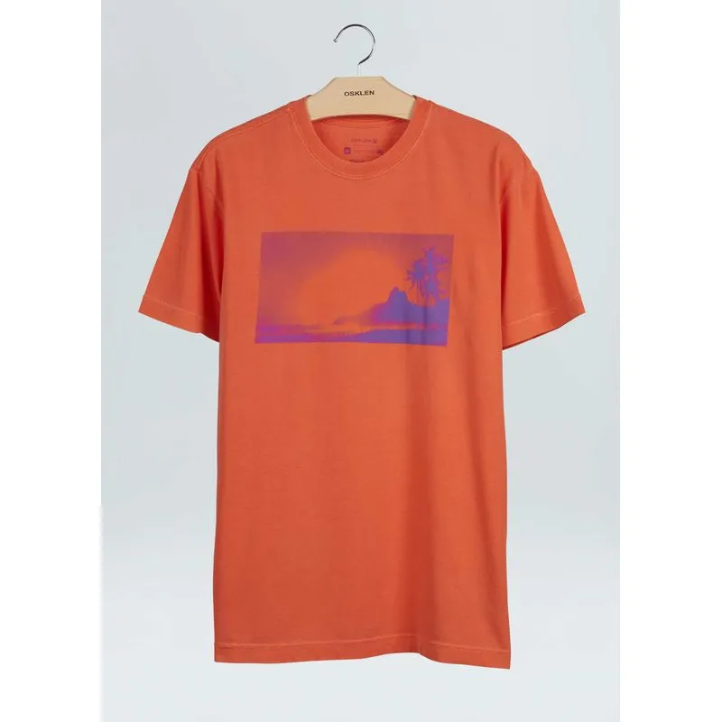 T-shirt stone morro 2 irmãos T-shirt stone morro 2 irmaos - laranja - GG