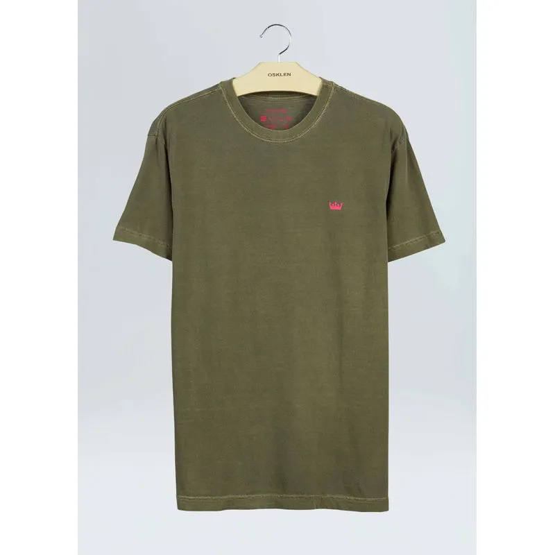 T-shirt stone coroa - verde forest - P