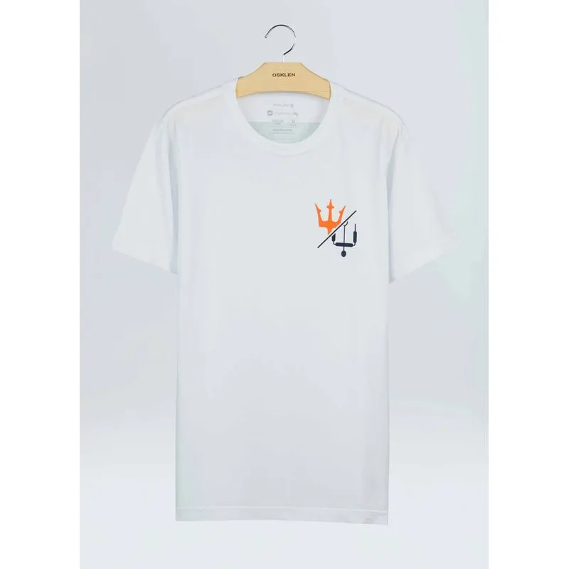 T-shirt stone kite from sky - branco - G