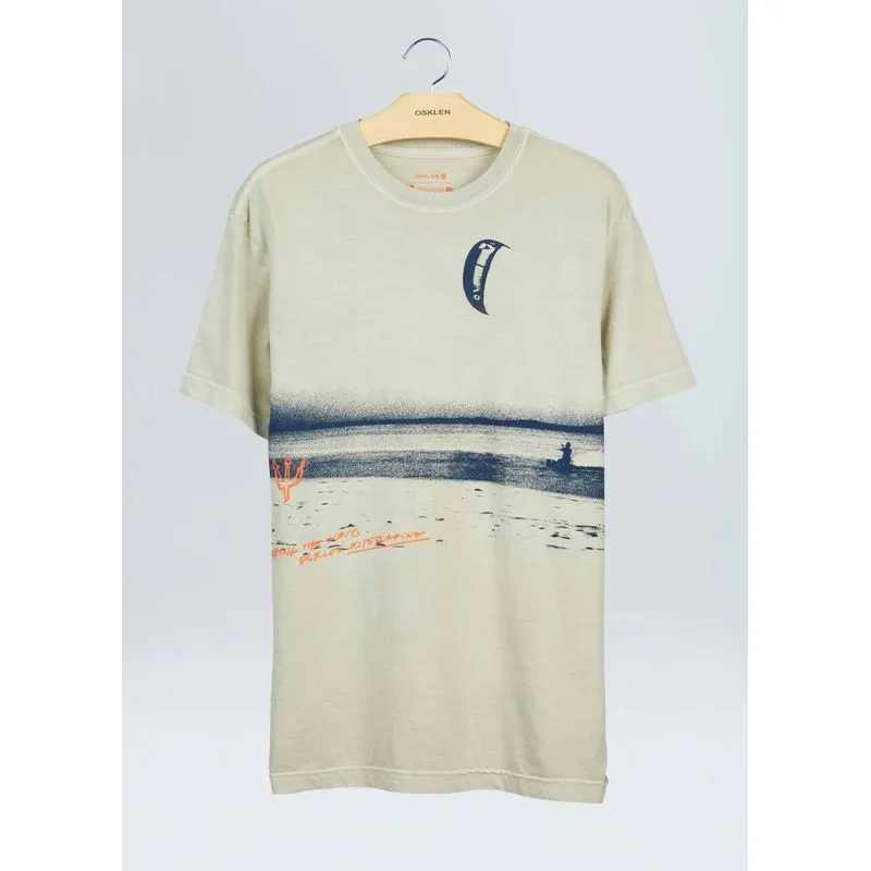 T-shirt stone surfing the wind - areia - G