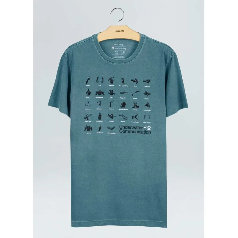 T-shirt stone marine commúnication T-shirt stone marine communication - azul - G