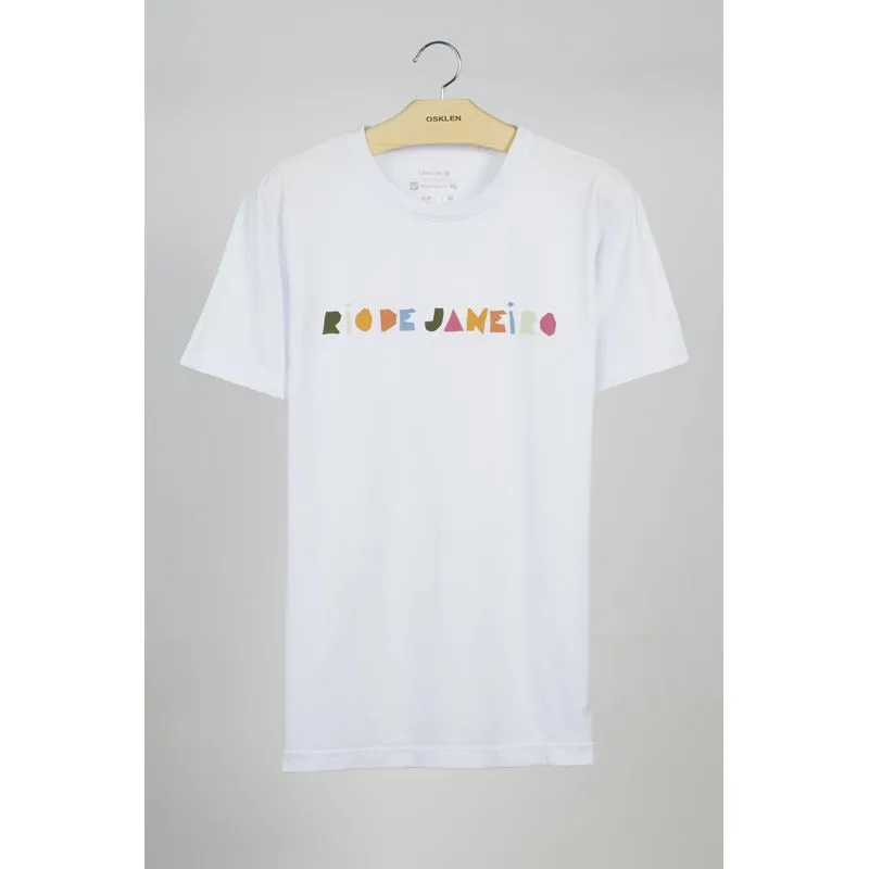 T-shirt stone rio de janeiro recorte - branco - GG