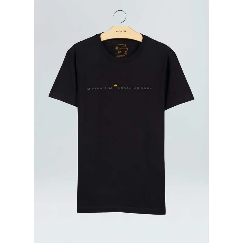 T-shirt vintage brazilian soul - preto - GG