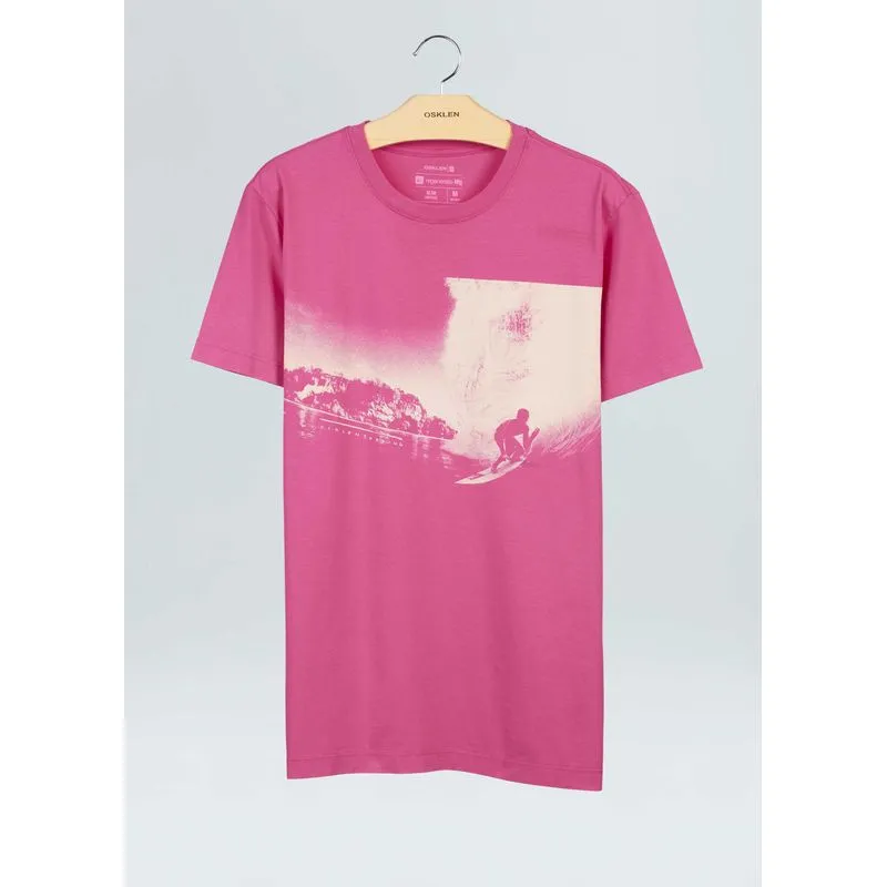 T-shirt vintage surf inside - rosa - P