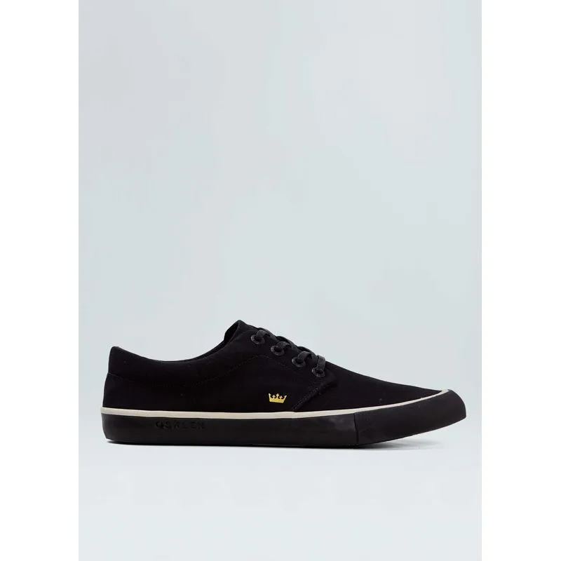 Tênis skate boarding lona black sole Tenis skate boarding lona black sole - preto - 41