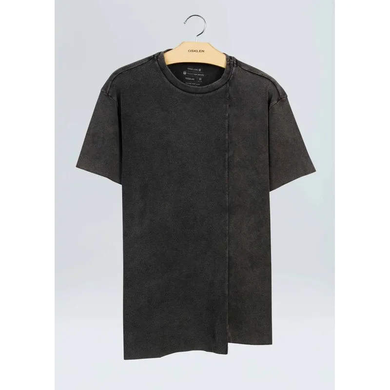T-shirt marmorizada mix - preto - GG