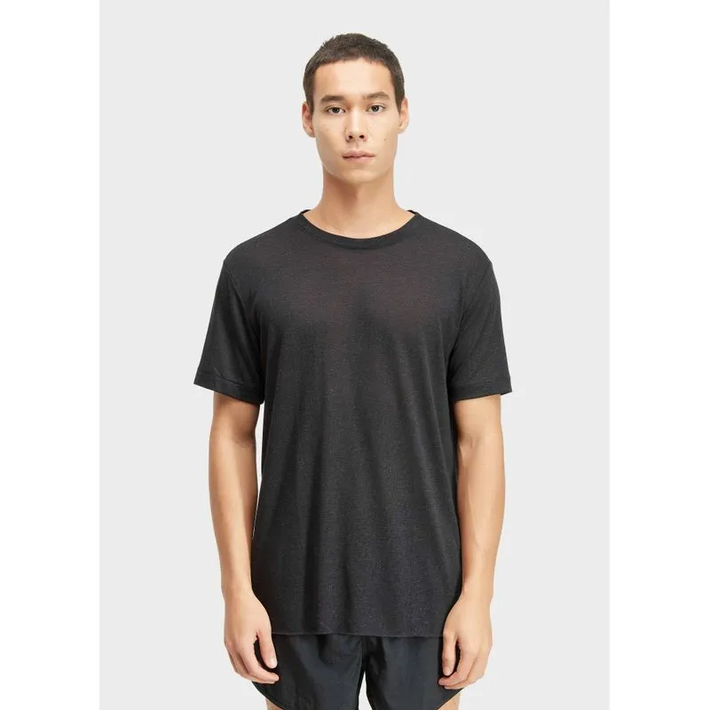 T-shirt light linen mc - preto - G