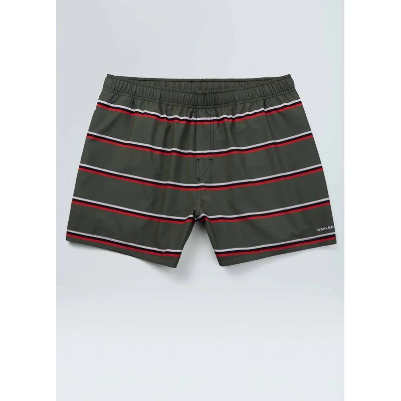 Beach short tropi stripes - verde - M