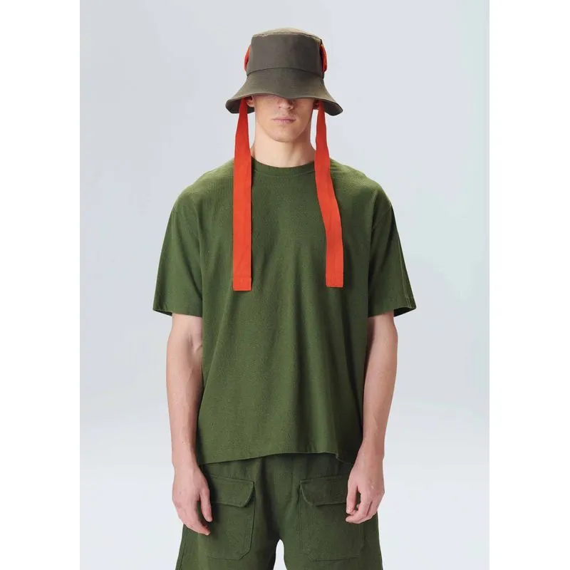 T-shirt over recycled - verde - P