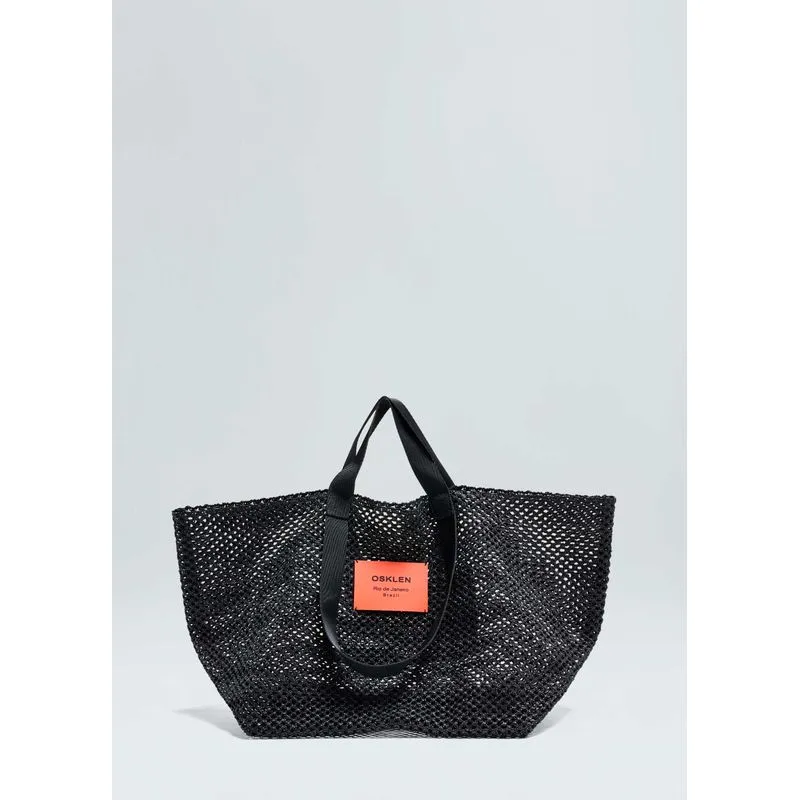 Bolsa tote tela - preto - UN