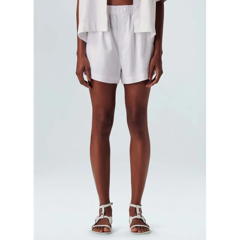 Short linen - branco - P