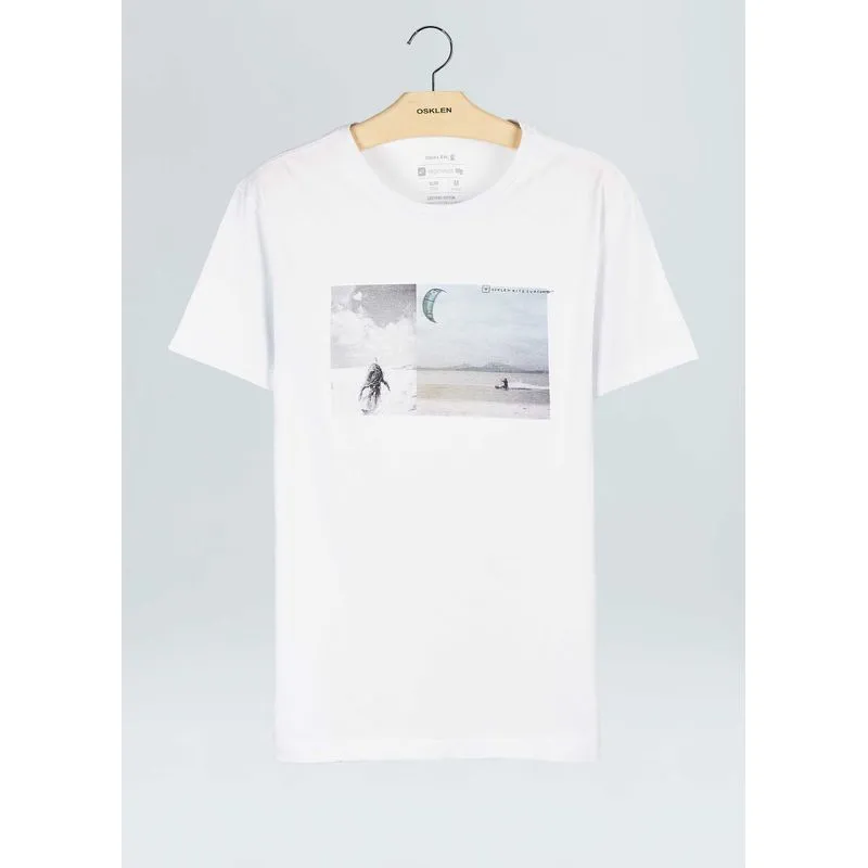 T-shirt stone 2 kites - branco - P