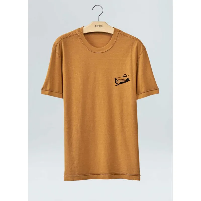 T-shirt double cause life - amarelo - P