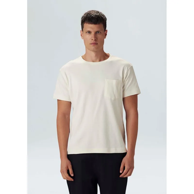 T-shirt e basics organic cotton - off white - GG