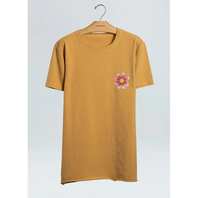 T-shirt double flower - amarelo - G