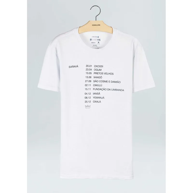 T-shirt orixas - branco - GG