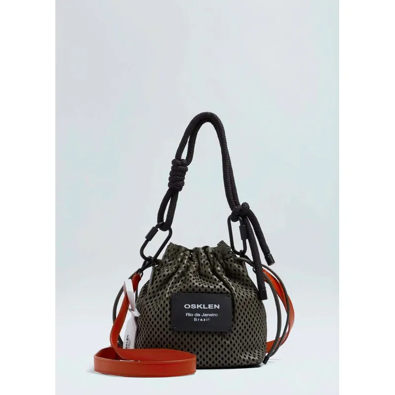 Bolsa small crossbody couro microfuros - verde forest - UN
