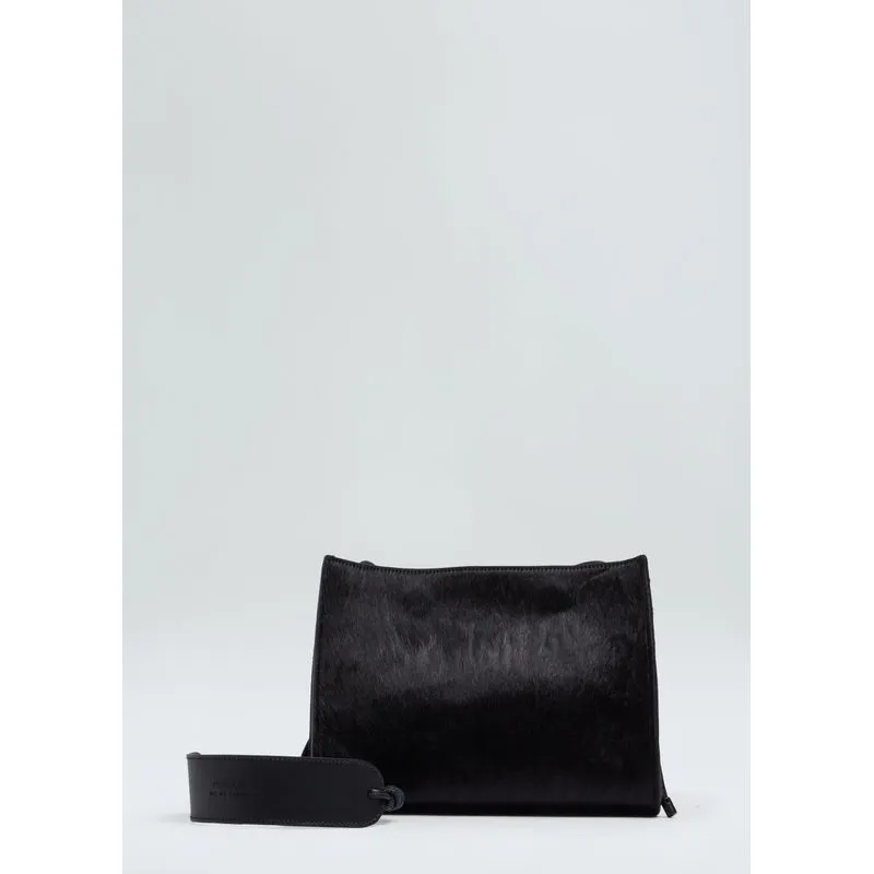Bolsa couro simple horizontal - preto - UN