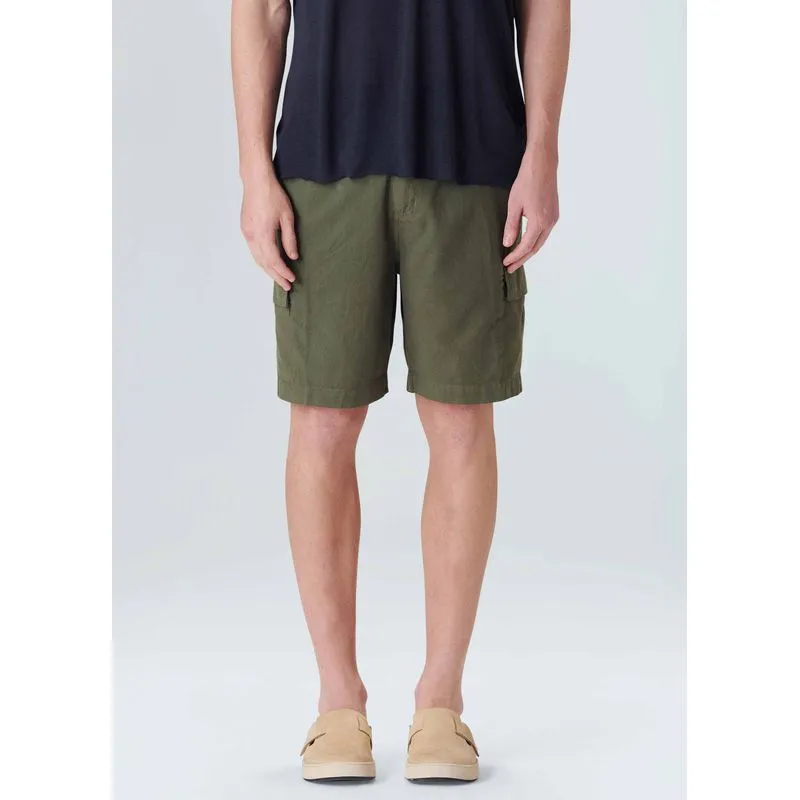 Bermuda cargo cotton linen new - verde - 48