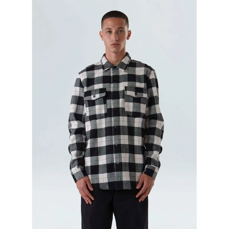 Overshirt xadrez Overshirt masculina xadrez - off white - GG