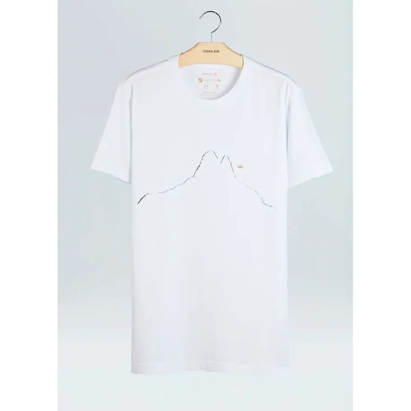 T-shirt stone minimal rio - branco - GG