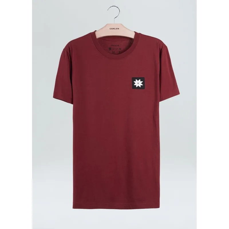 T-shirt vintage snow icon T-shirt slim vintage snow icon - vinho - G