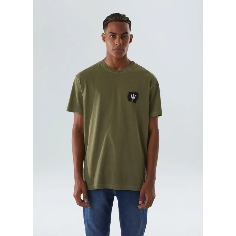 T-shirt stone sprayicon - verde - GG