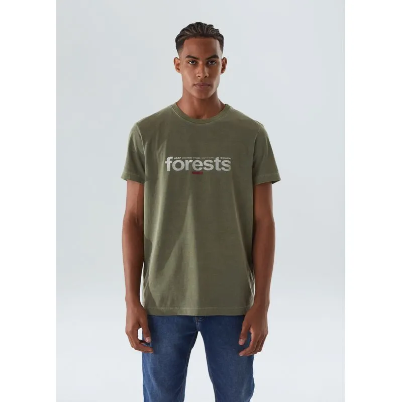T-shirt stone forests - verde forest - G