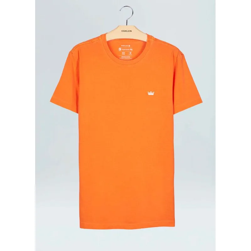 T-shirt stone coroa colors - laranja - G
