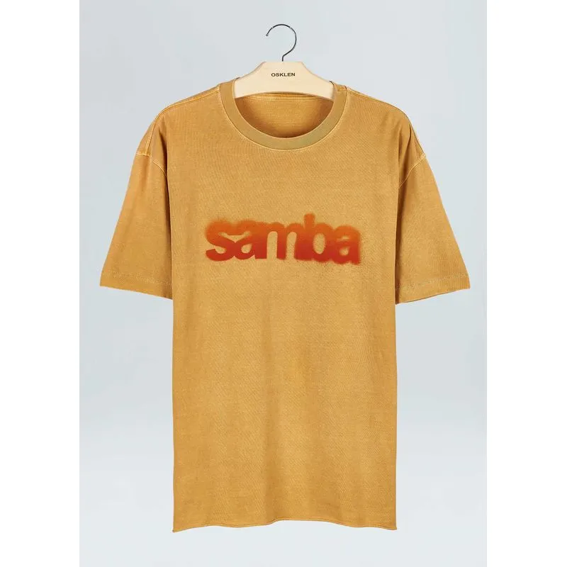 T-shirt double samba - amarelo - M