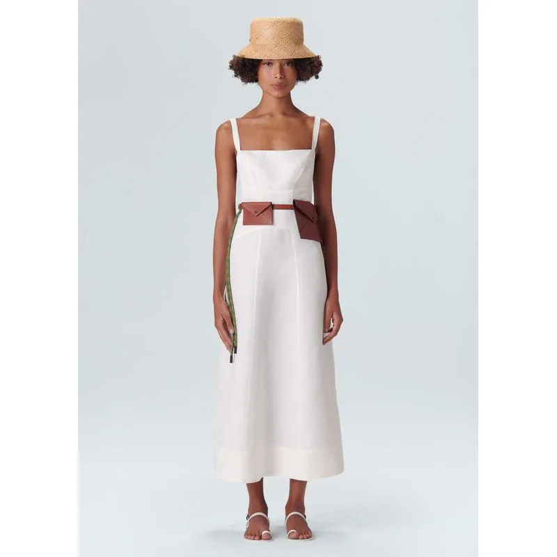 Vestido bojo midi - off white - 38