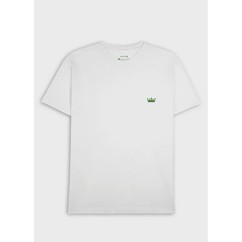 T-shirt stone coroa colors - branco - GG