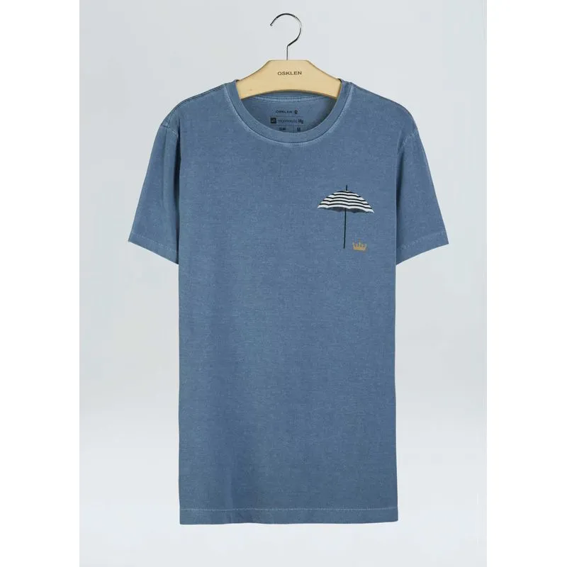 T-shirt stone guarda sol - azul - M